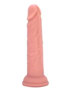 Guilty Toys Dildo Realist Leon cu Ventuza Silicon Lichid Natural 16.8 cm