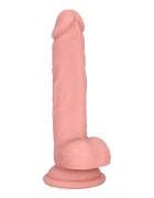 Guilty Toys Dildo Realist Martin cu Ventuza Silicon Lichid Natural 17.1 cm