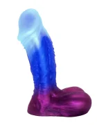 Guilty Toys Dildo Realist Ocean Wave Silicon Lichid Albastru Deschis 16.5 cm