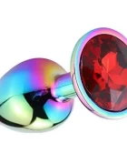 Guilty Toys Dop Anal Metalic Medium Multicolor Piatra Rosie