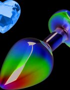 Guilty Toys Dop Anal Rainbow Buttplug Medium Heart Shape Piatra Portocalie