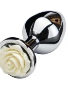 Guilty Toys Dop Anal Rose Pleasure Medium Argintiu/Alb