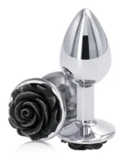 Guilty Toys Dop Anal Rose Pleasure Medium Argintiu/Negru