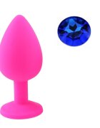 Guilty Toys Dop Anal Silicone Buttplug Large Roz/Albastru