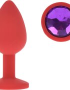 Guilty Toys Dop Anal Silicone Buttplug Small Rosu/Mov