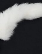 Guilty Toys Dop Anal Small cu Coada Arctic Fox Tail Argintiu/Alb Glamour