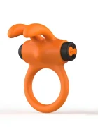 Guilty Toys Inel Penis Sun 10 Moduri Vibratii Silicon USB Portocaliu/Negru Cosmic Love