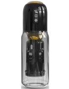 Guilty Toys Masturbator Alden 8 Moduri Rotatii 3 Moduri Suctiune TPE USB Transparent 28 cm
