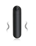Guilty Toys Mini Glont Vibrator VibeX 10 Moduri Vibratii ABS USB Negru 7.5 cm