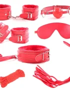 Guilty Toys Set BDSM 7 Piese Discipline Me! Rosu