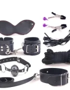 Guilty Toys Set BDSM 8 Piese Teach Me! Negru