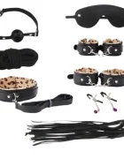 Guilty Toys Set BDSM Crazy Moments 8 Piese Leopard