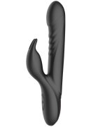 Guilty Toys Vibrator Iepuras Yasmin 3+7 Moduri Stimulatoare Silicon USB Negru 22.5 cm Glamour