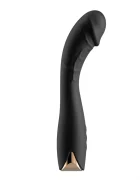 Guilty Toys Vibrator Velvet Curve pentru Punctul G 10 Moduri Vibratii 4 Viteze Silicon USB Negru 21.4 cm