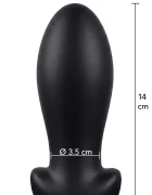 Hidden Desire Dop Anal Heavy Anal Stretcher Silicon Lichid Negru 14 cm