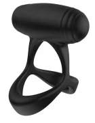 Hidden Desire Inel de Penis Optima Cross Expert C-Ring 10 Moduri Vibratii Silicon USB Magnetic Negru