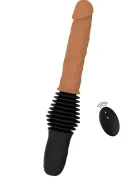 Hidden Desire Vibrator Realist cu Impingere si Ventuza Detasabila Remote Control Silicon USB Natural