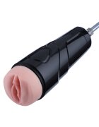 Hismith Masturbator Pussy cu Vibratii Conectare KlicLok pentru Masini de Sex