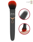 Intense Toys Vibrator Brush Emilia 10 Moduri Vibratii Functie Incalzire Silicon USB Negru 16 cm