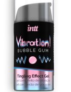 INTT Cosmetics Gel cu Efect Vibrator Aroma Bubble Gum 15 ml