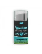 INTT Cosmetics Gel cu Efect Vibrator Aroma Gin Tonic 15 ml