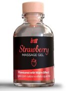 INTT Cosmetics Gel de Masaj cu Efect de Incalzire Aroma Capsuni 30 ml