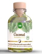 INTT Cosmetics Gel de Masaj cu Efect de Incalzire Aroma Cocos 30 ml