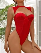 JGF Toys Body Coquette Rosu M JGF Lingerie