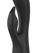 JGF Toys Premium Vibrator Rabbit 8 Moduri Vibratii 4 Intensitati Silicon USB Negru JGF Premium Sex Toys