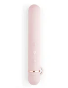 Le Wand Vibrator Baton cu Accesoriu Detasabil Silicon USB Roz 12.4 cm