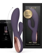 LELO Vibrator INA Thrust Control Aplicatie Mobila Silicon USB Mov 19.5 cm