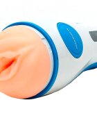 Leten Masturbator Aircraft 10 Moduri Vibratii 10 Moduri Aspiratie TPE USB 21.6 cm