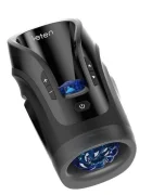 Leten Masturbator Auto Thrusting-Luxury Functie Telescopica 10 Moduri+10 Viteze USB Negru