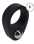 LEVELZ Inel de Penis Single Weighted Ball Silicon Negru 78 gr