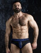 Locker Gear Bikini Suspensori Massive Josh Brief Albastru Marimea 36-S