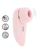 Loveline Stimulator Aurie 15 Moduri Tapare 2 Accesorii Interschimbabile Silicon si ABS USB Magnetic Roz 12 cm