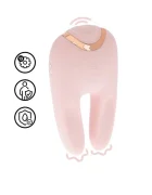 Loveline Stimulator Bonnie Double-Ended 13 Moduri Tapare Silicon USB Roz 11 cm
