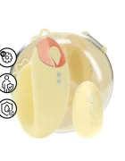 Loveline Vibrator Daydream Remote Control 10 Moduri Vibratii Silicon USB Magnetic Galben 8.5 cm