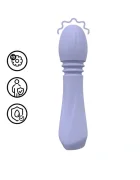 Loveline Vibrator Flexible Mini Wand 10 Moduri Vibratii Silicon USB Mov 13.5 cm
