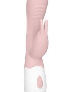 Loveline Vibrator Juicy Rabbit Vibrator 10 Moduri Vibratii USB 20 cm Roz