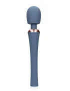 Loveline Vibrator Masaj Powerful Wand 20 Moduri Vibratii Silicon USB Albastru 29.5 cm