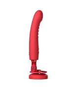 Lovense Vibrator Mission 2 cu Ventuza App Control Silicon USB Rosu 20 cml