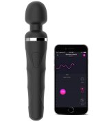 Lovense Vibrator Wand Domi 2 Bluetooth Control Free App Silicon Negru
