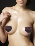 LoveToy Acoperitoare pentru Sfarcuri Red Diamond Heart Reutilizabile