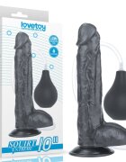 LoveToy Dildo cu Ejaculare Squirt Extreme Negru 27 cm