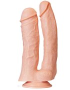 LoveToy Dildo Dublu Mega Realistic Natural 33 cm