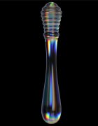 LoveToy Dildo Dublu Twilight Gleam Twin Pleasures Sticla 20.5 cm
