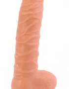 LoveToy Dildo Realist Real Extreme cu Ventuza Natural 21.5 cm