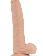 LoveToy Dildo Realist Real Extreme cu Ventuza Natural 23.5 cm