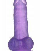 LoveToy Dildo Small Jelly Studs Mov 15 cm